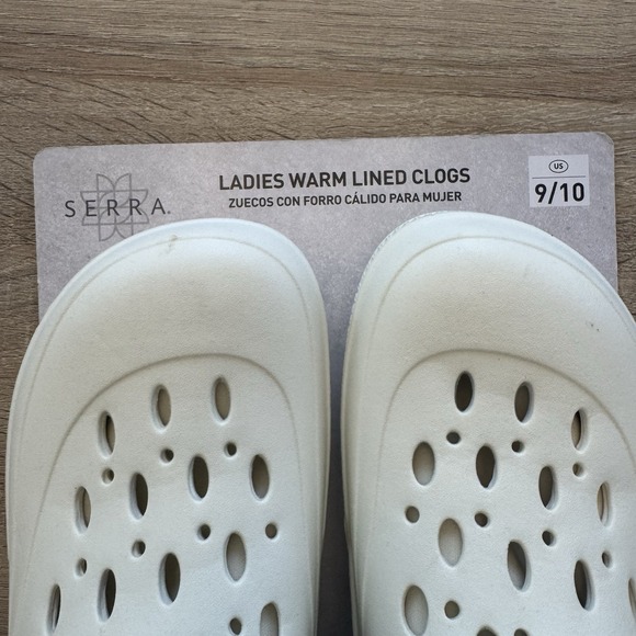 Serra Ladies Warm Lined Clogs – Leopard Faux Fur – Size 9/10 – NEW - Picture 4 of 5